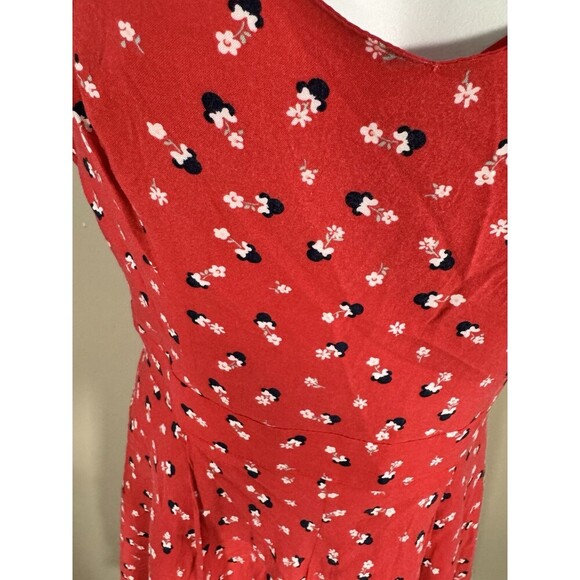 Minnie Mouse Sleeveless Dress Cutout Back 6 Vacation Disney Sundress - Picture 2 of 7